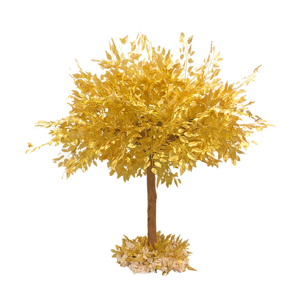 Gold leaf | 5ft yellow tree