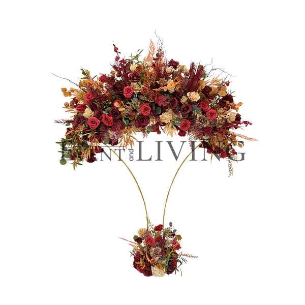 Crimson Oak Arch Centrepiece