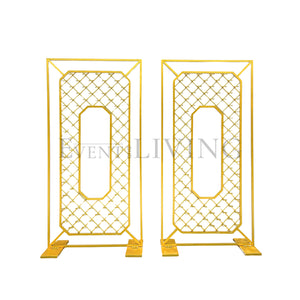 Gold metal ornate panels | 8ft 4ft