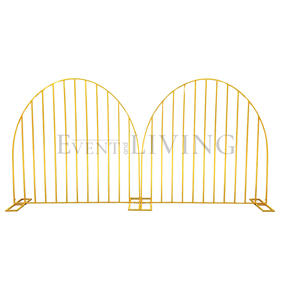 Gold metal bars backdrop | H180 W180