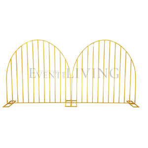 Gold metal bars backdrop | H180 W180