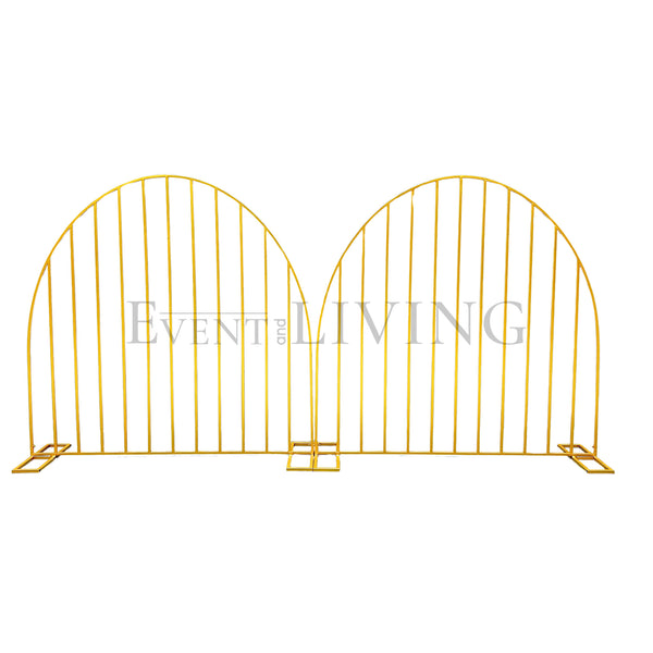 Gold metal bars backdrop | H180 W180