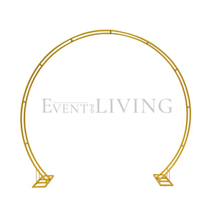 Gold round arch frame | H240 x W270