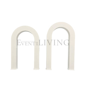 White double tunnel arch frame | 2.2m