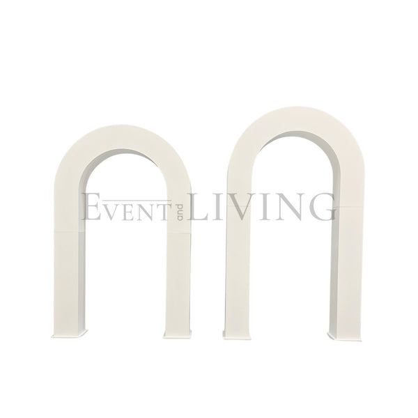 White double tunnel arch frame | 2.2m