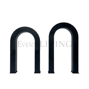 Black double tunnel arch frame | H240 x W120