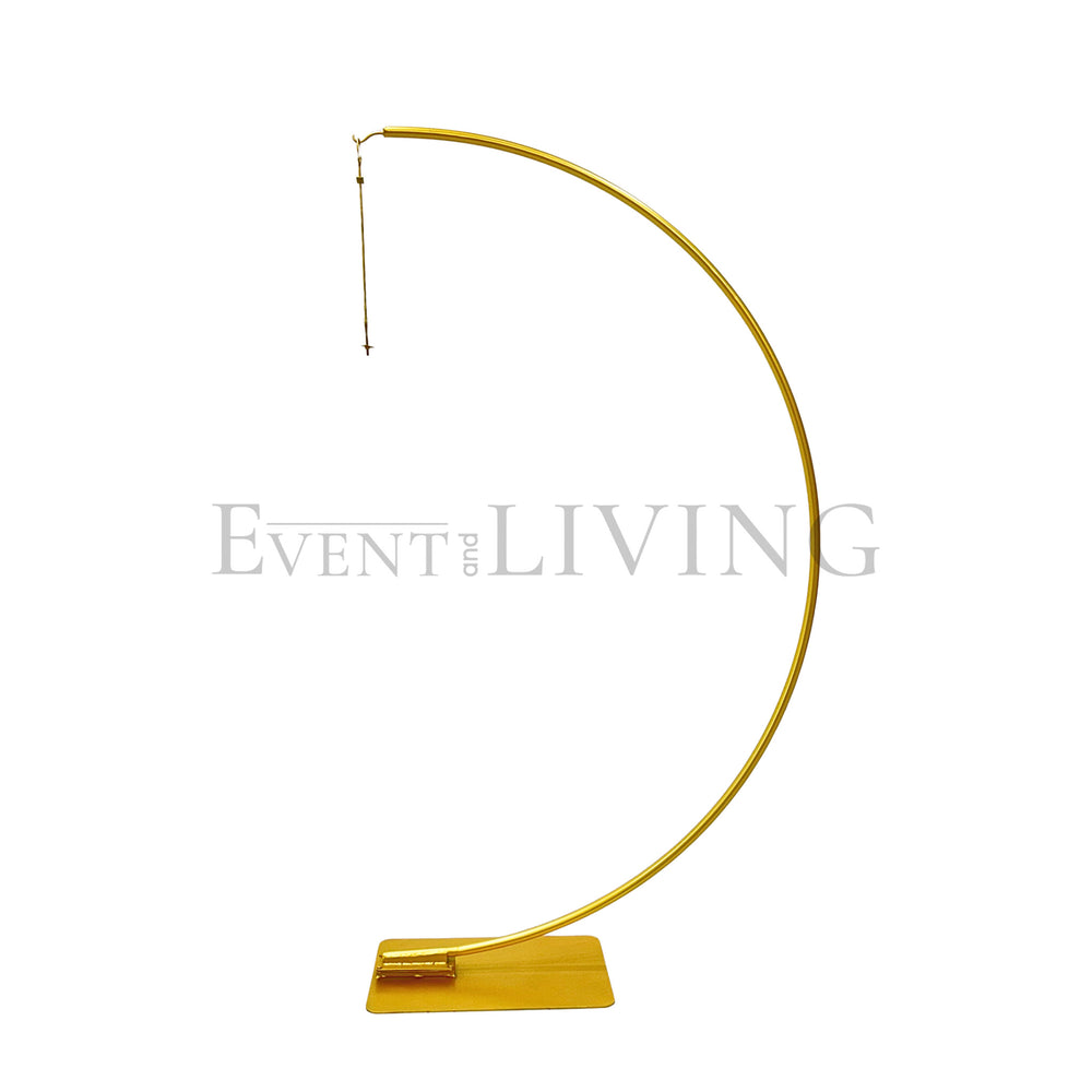 Gold hanging crescent arch | H240