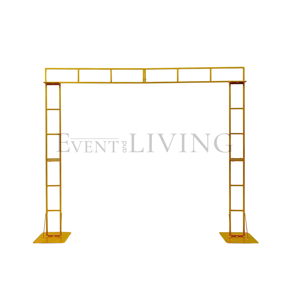 Rectangle gold arch frame | 2.7m x 3m