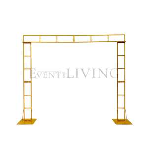 Rectangle gold arch frame | 2.7m x 3m