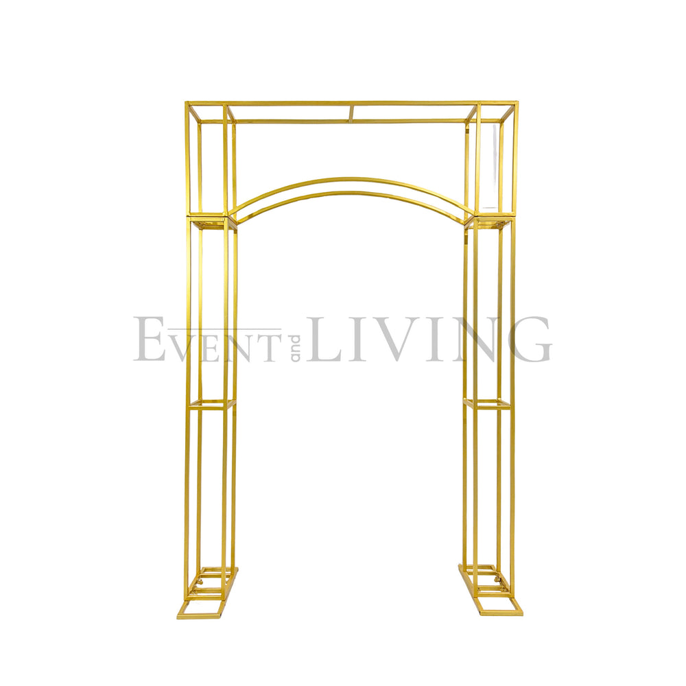 Square wave gold arch frame | H240 x W160