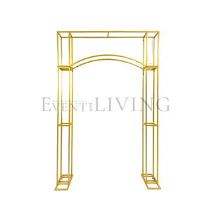 Square wave gold arch frame | H240 x W160