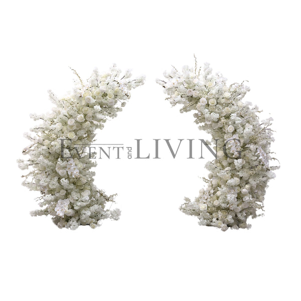 White Blossom Split Arch | 230cm high